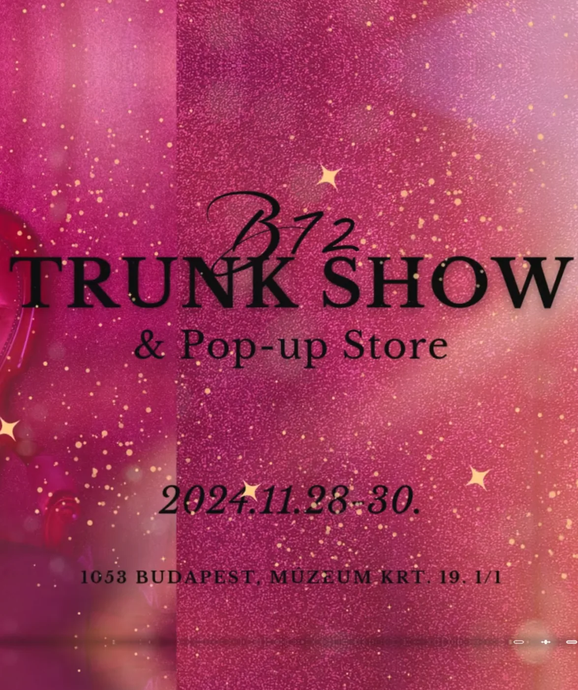 Eva Miller Lingerie B72 Trunk Show Flyer